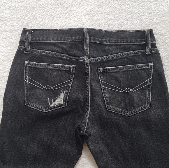 Gap distressed black skinny jeans size 2 - Picture 5 of 12